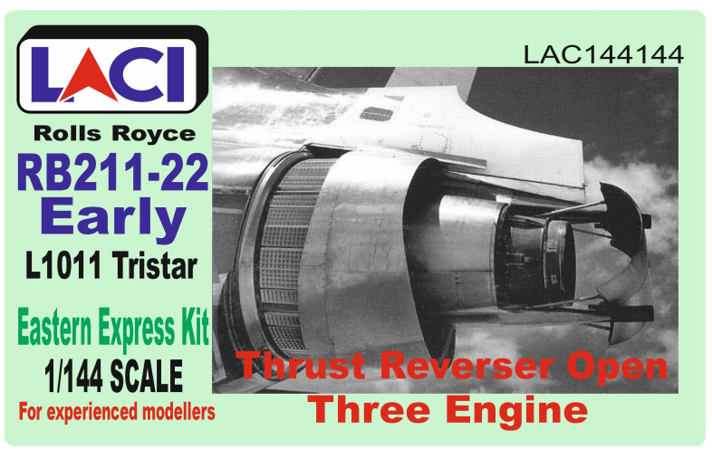 Rolls Royce RB211-22 Early Thrust Reverser Open for L1011 Tristar ...